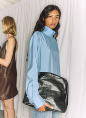 Nylon Canvas Pouch | Tibi Black