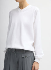 Perfect T-Shirt Vintage Sweatshirt | Tibi White
