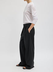 Tropical Wool Stella Pant | Tibi Black