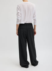 Tropical Wool Stella Pant | Tibi Black