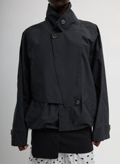 Charles Menswear Trench Anorak | Tibi Navy Multi