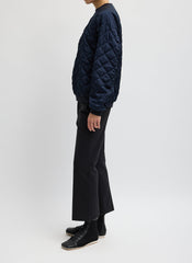 Cozy Quilting Sweatshirt | Tibi Navy