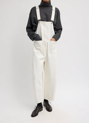 White Denim Jumpsuit | Tibi White