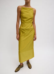Chassis Hoop Strappy Dress | Tibi Dijon