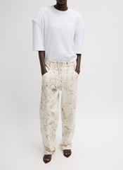 Calcimin Denim Fischer Jean | Tibi Ivory Multi