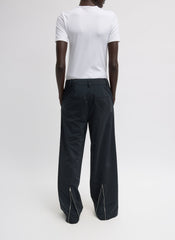 Nylon Zipper Trouser | Tibi Black