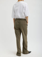 Tech Suiting Mark Trouser | Tibi Dark Hazelnut