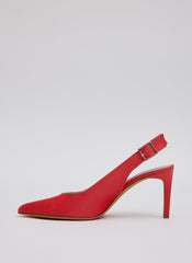 Silk Reyner Pump | Tibi Red