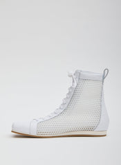 Seth Mesh High Top Sneaker | Tibi White