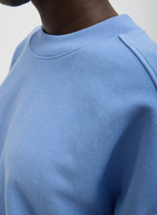Cocoon Crewneck Sweatshirt | Tibi Light Blue
