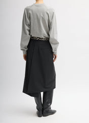Perfect T-Shirt Vintage Sweatshirt | Tibi Heather Grey