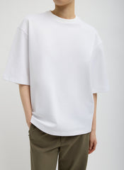 Active Knit Easy T-Shirt | Tibi White