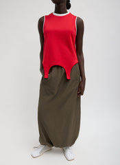 Active Knit Flip Tank | Tibi Red