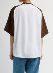 Perfect Baseball T-Shirt | Tibi Brown Multi