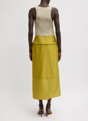 Chassis Hoop Pencil Skirt | Tibi Dijon