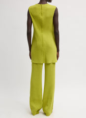 Viscose Plisse Corbit Pant | Tibi Pea Pod