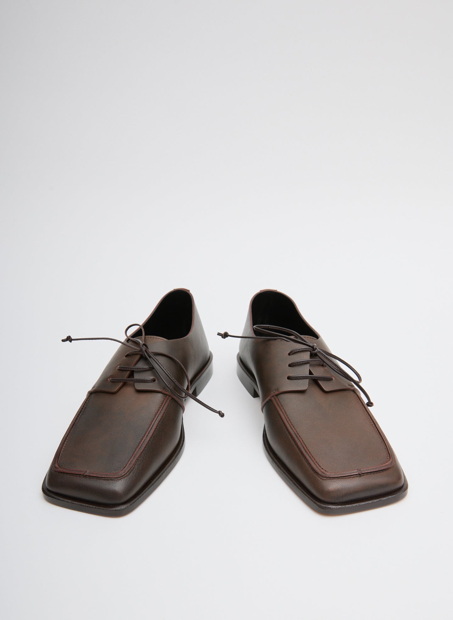 Brody Square Toe Loafer | Tibi Brown