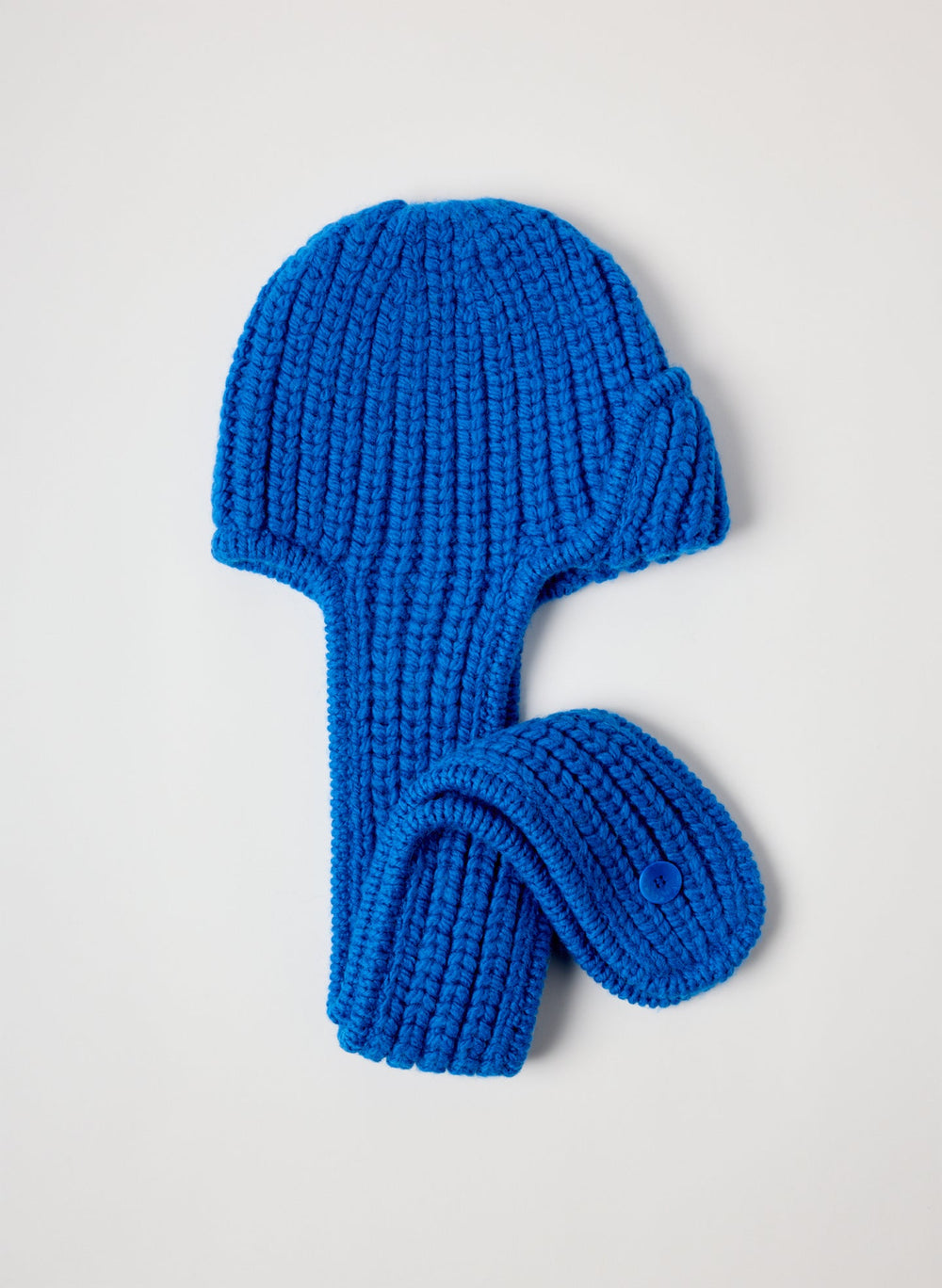 Cozy Trapper Scarf Hat | Tibi Blue