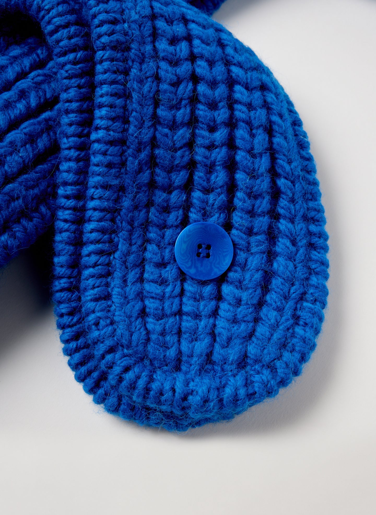 Cozy Trapper Scarf Hat | Tibi Blue
