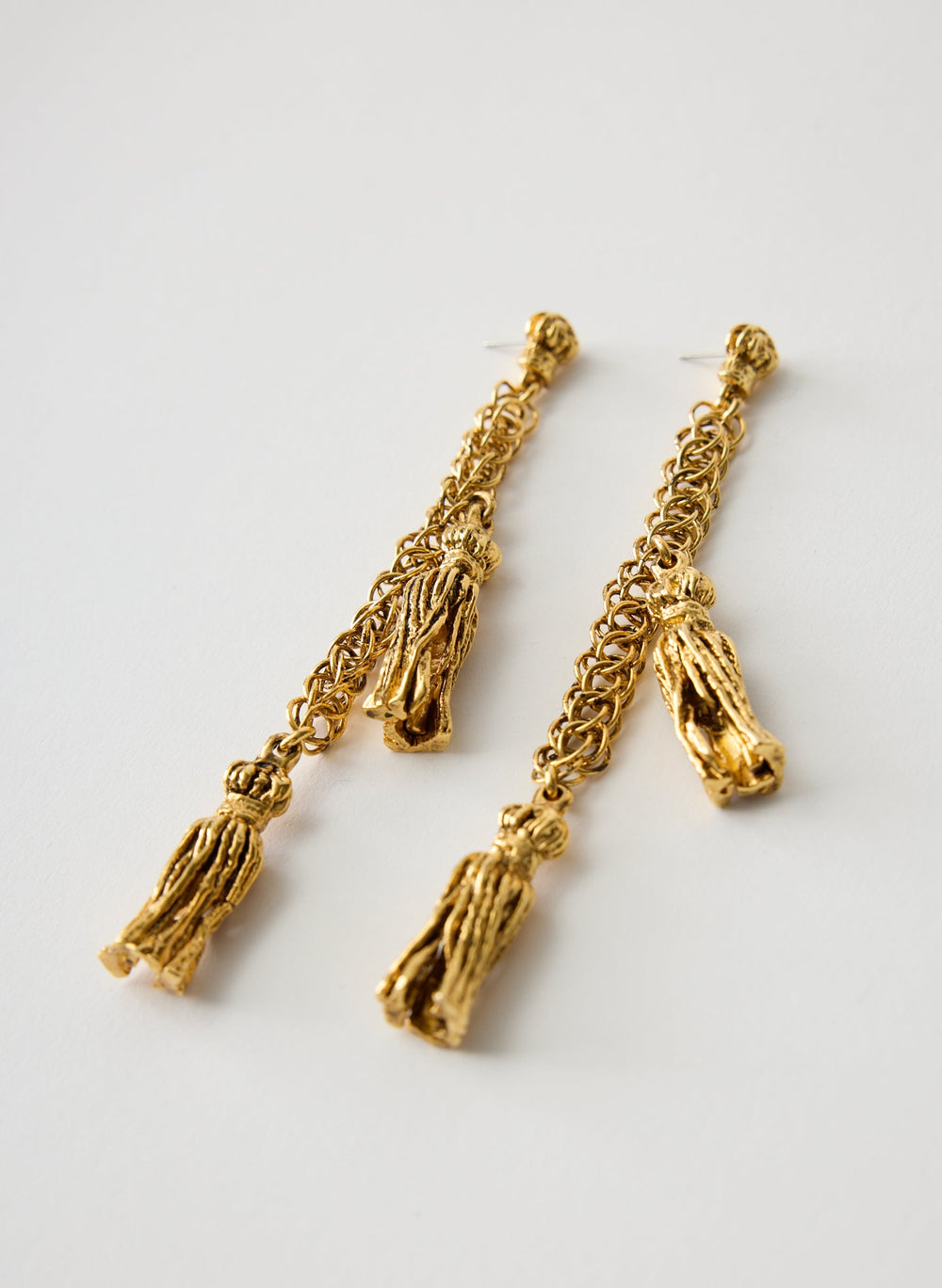 Tassel Earrings | Tibi Gold