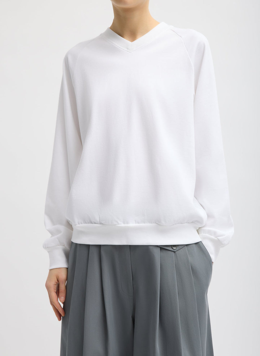 Perfect T-Shirt Vintage Sweatshirt | Tibi White