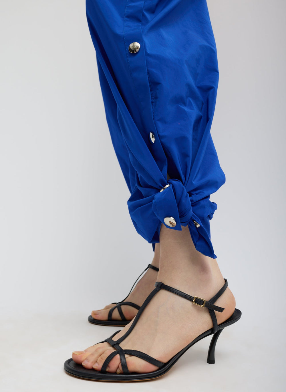 Nylon Snap Pull On Jogger | Tibi Blue