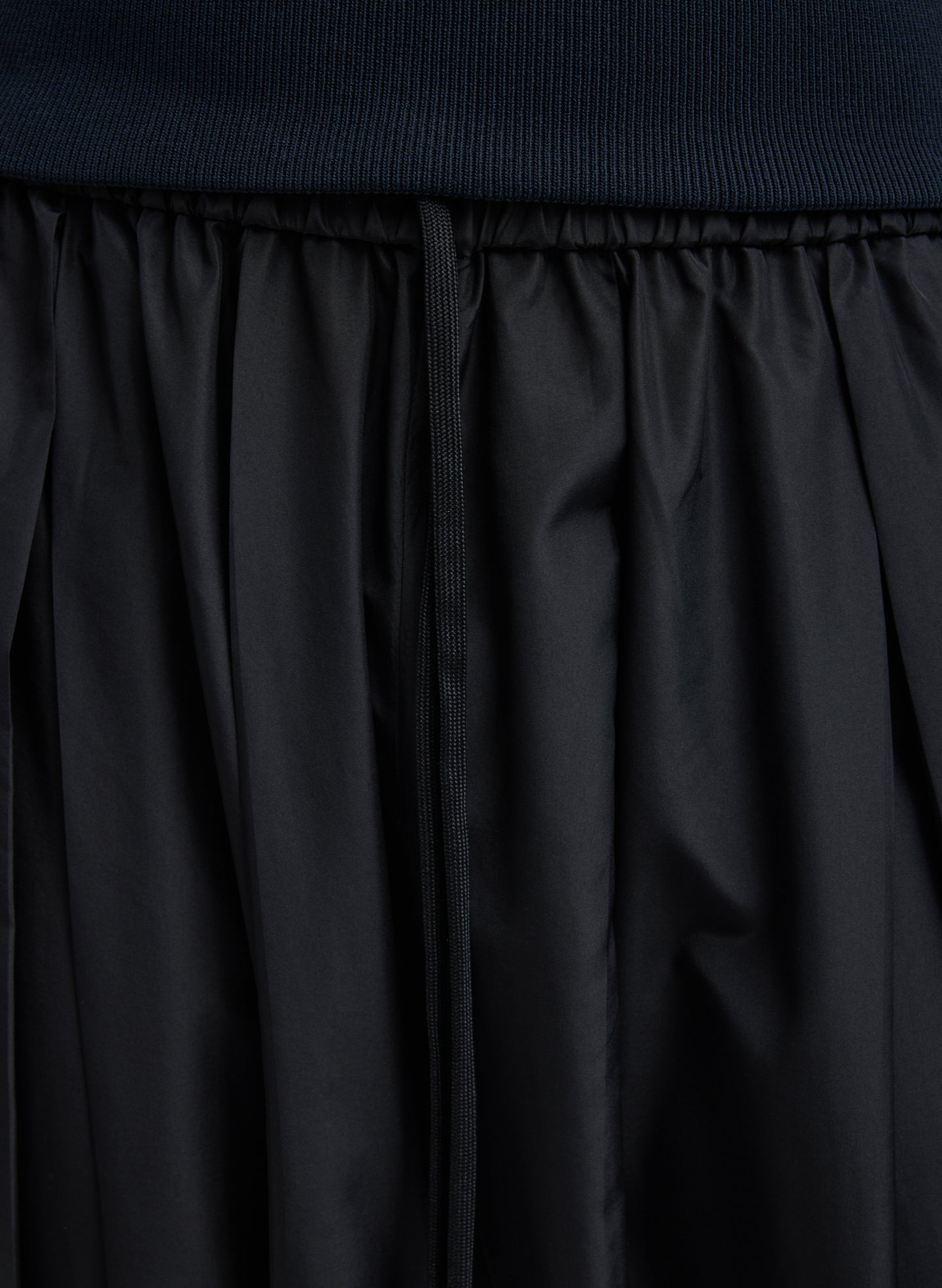 Summer Nylon Zeppelin Pant | Tibi Black
