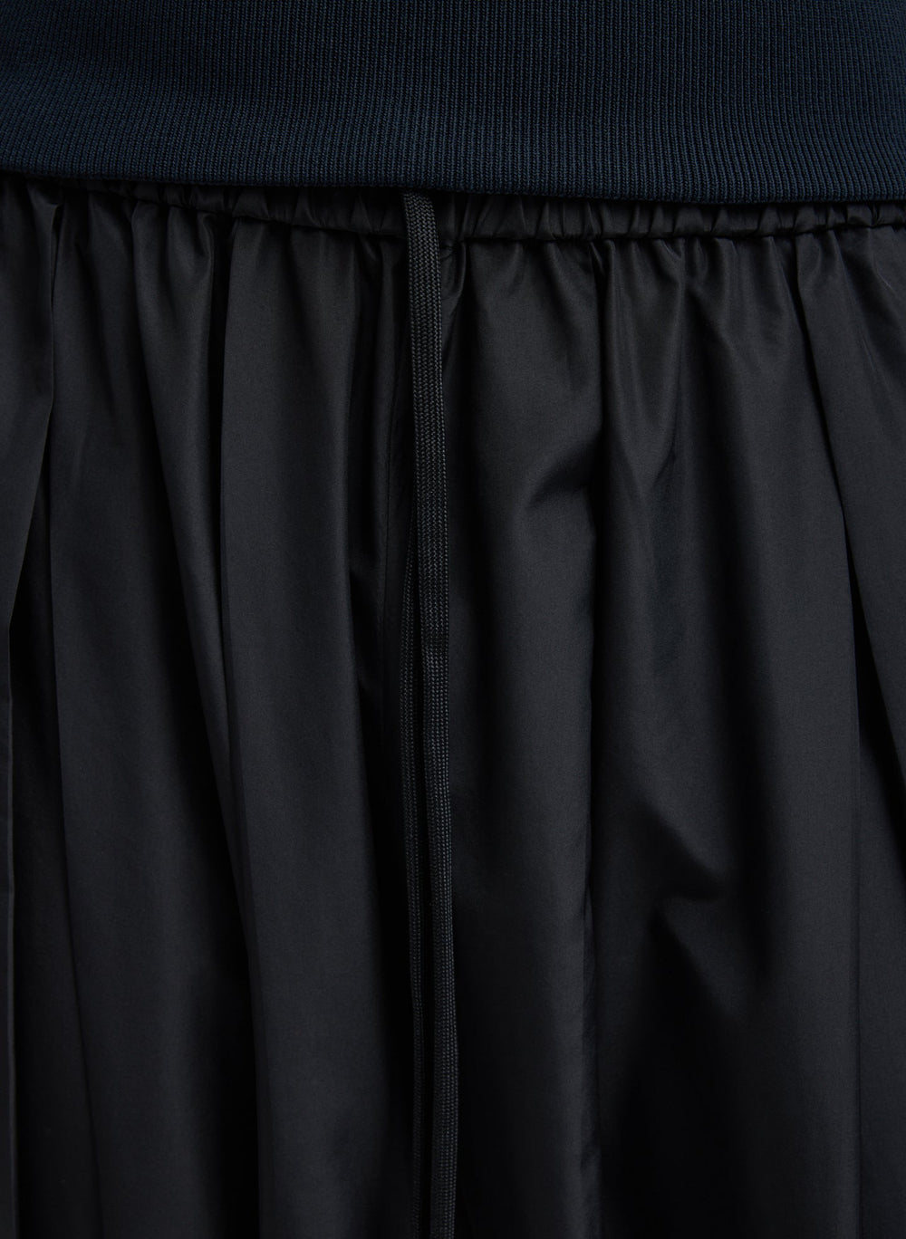 Summer Nylon Zeppelin Pant | Tibi Black