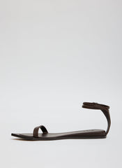Aldwyn Sandal | Tibi Dark Brown