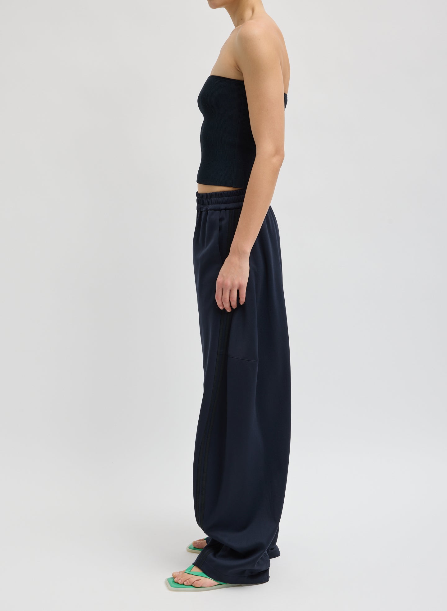 Active Knit Winslow Pant | Tibi Navy/Black Multi