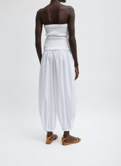 Summer Nylon Zeppelin Pant | Tibi White