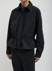 Tech Suiting Anorak Bomber | Tibi Black