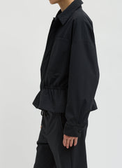 Tech Suiting Anorak Bomber | Tibi Black