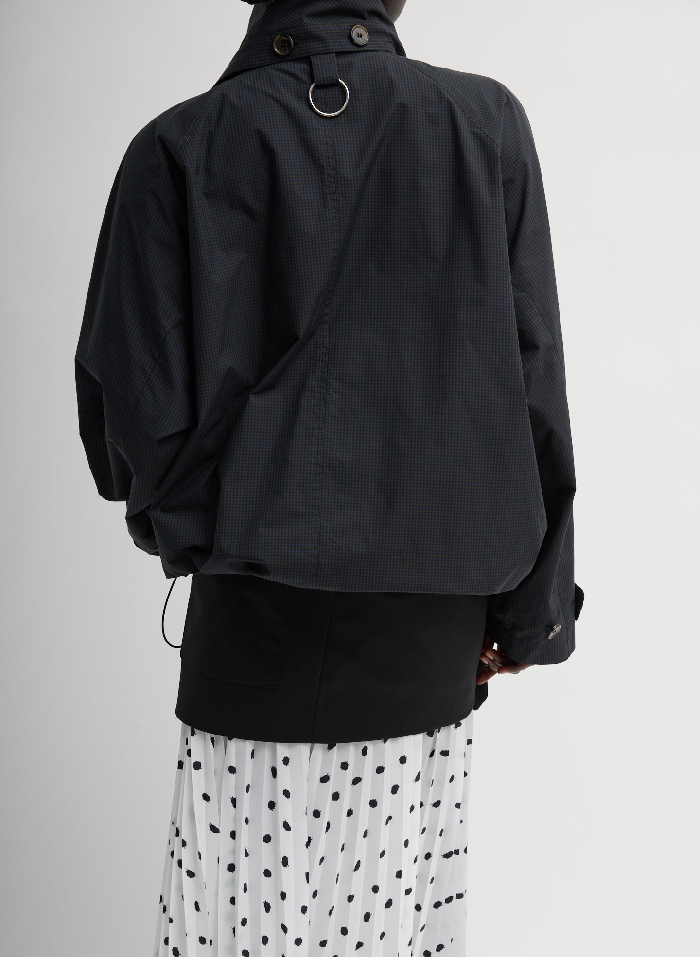 Charles Menswear Trench Anorak | Tibi Navy Multi