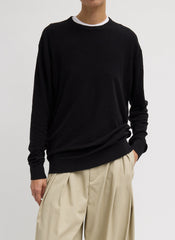 Sable Perfect Men's Pullover | Tibi Black