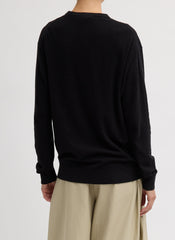 Sable Perfect Men's Pullover | Tibi Black