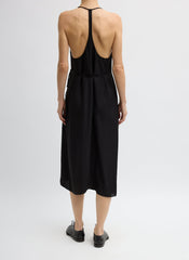 Summer Slip Wrap Dress | Tibi Black