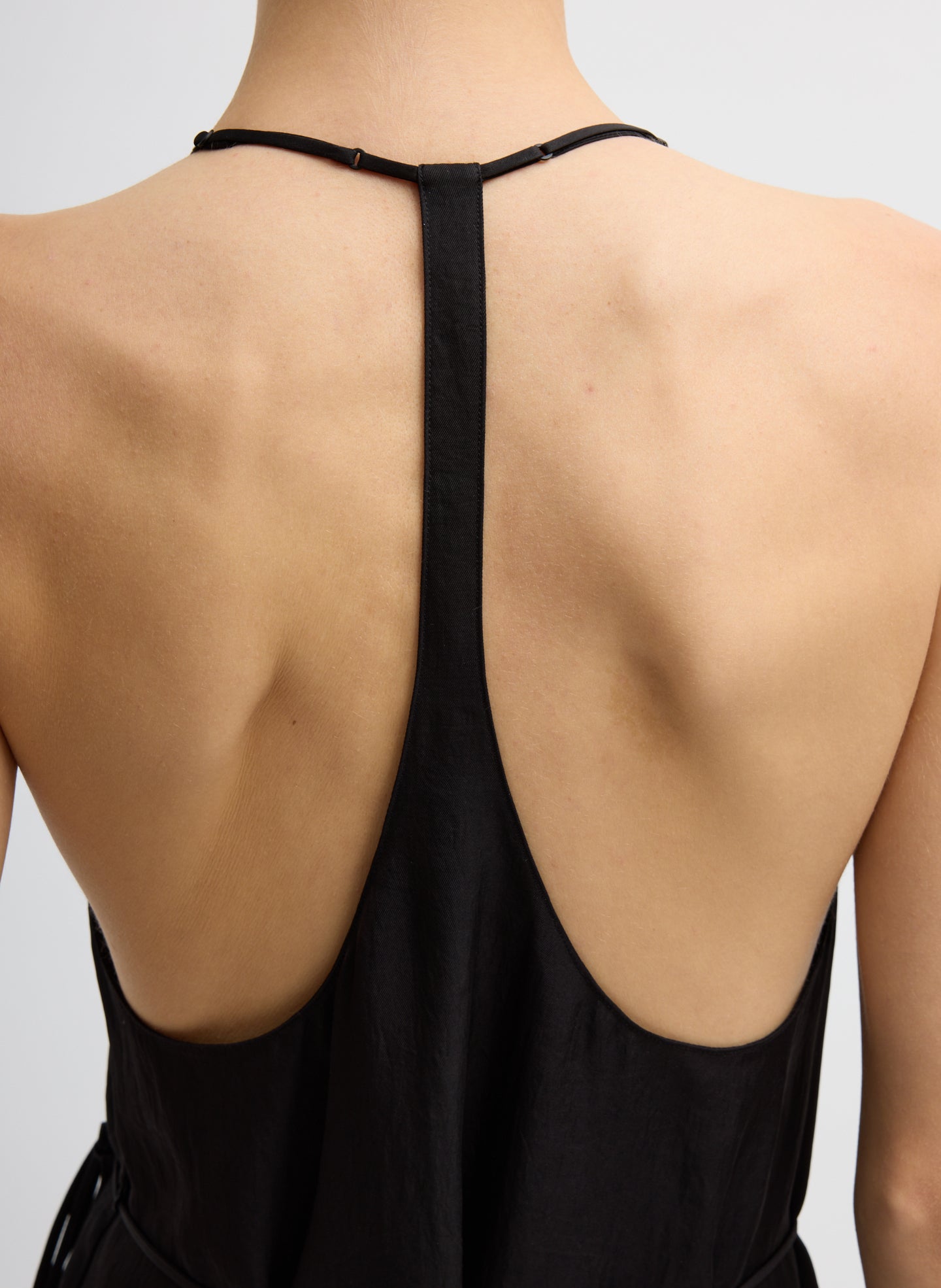 Summer Slip Wrap Dress | Tibi Black