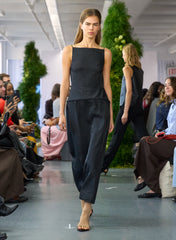 Chassis Hoop Strappy Dress | Tibi Black