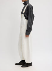 White Denim Jumpsuit | Tibi White