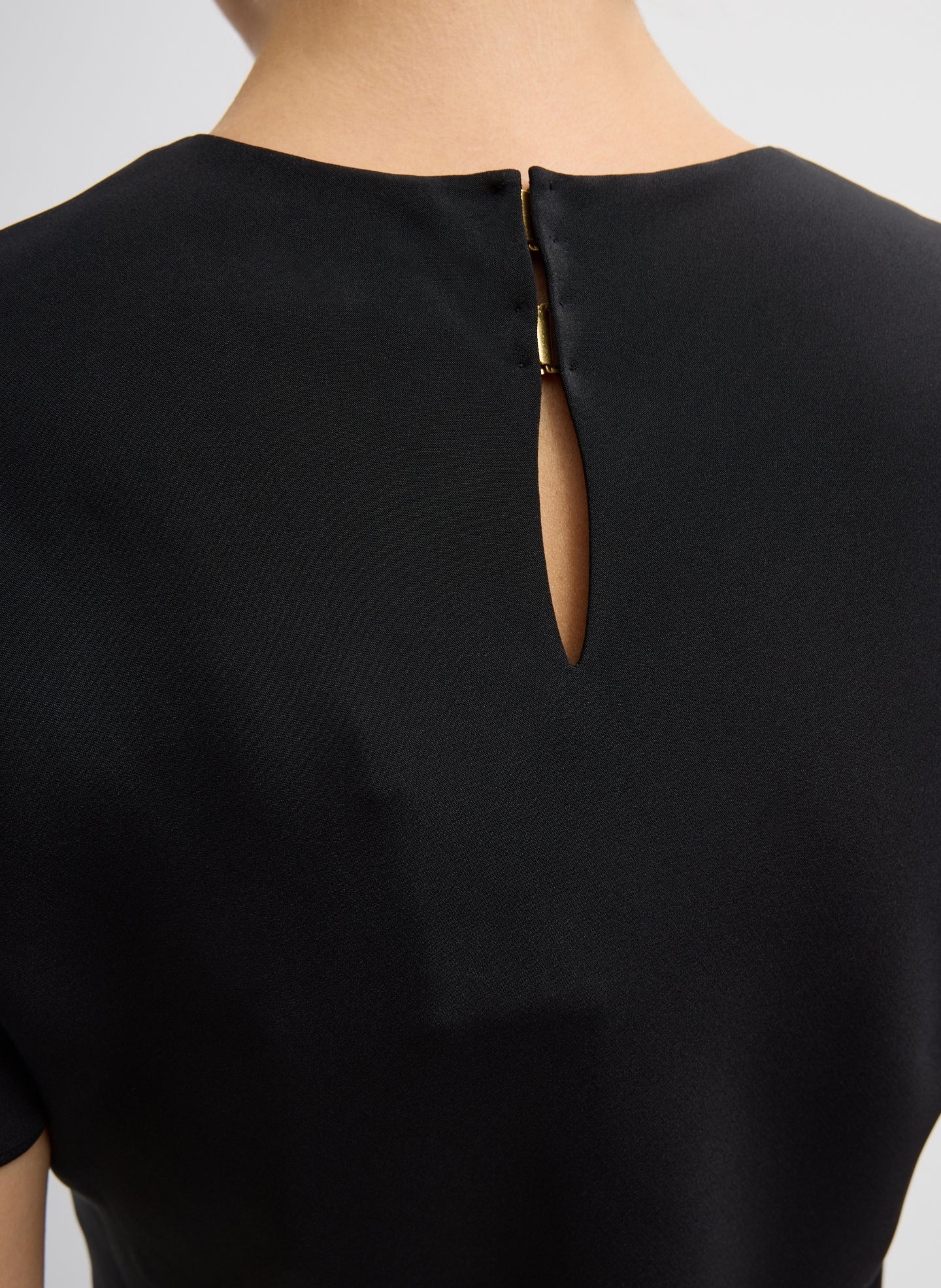 4-Ply Silk Bias Dress | Tibi Black