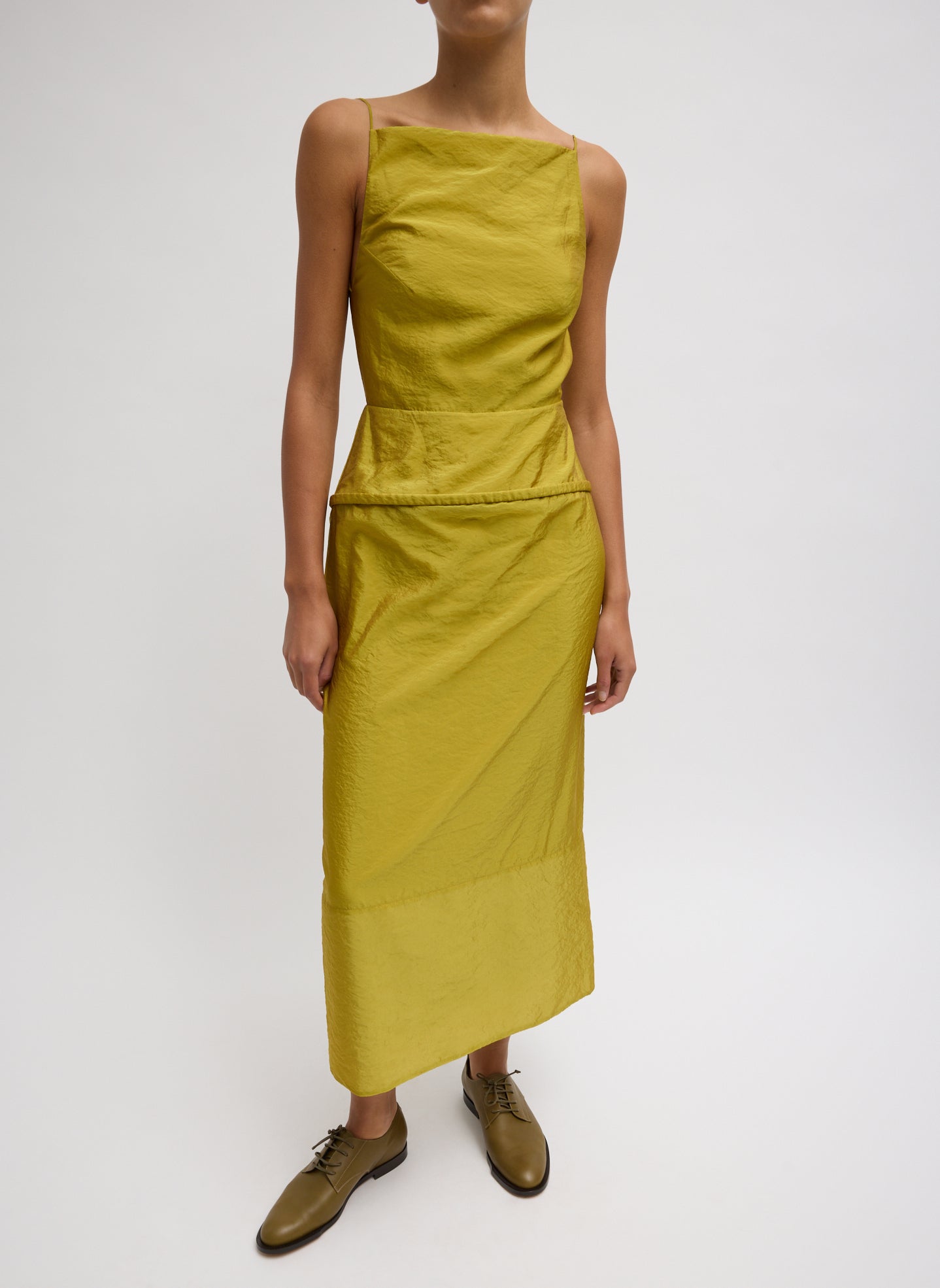 Chassis Hoop Strappy Dress | Tibi Dijon