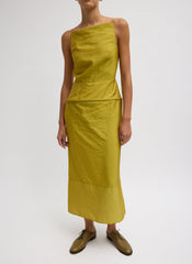 Chassis Hoop Strappy Dress | Tibi Dijon