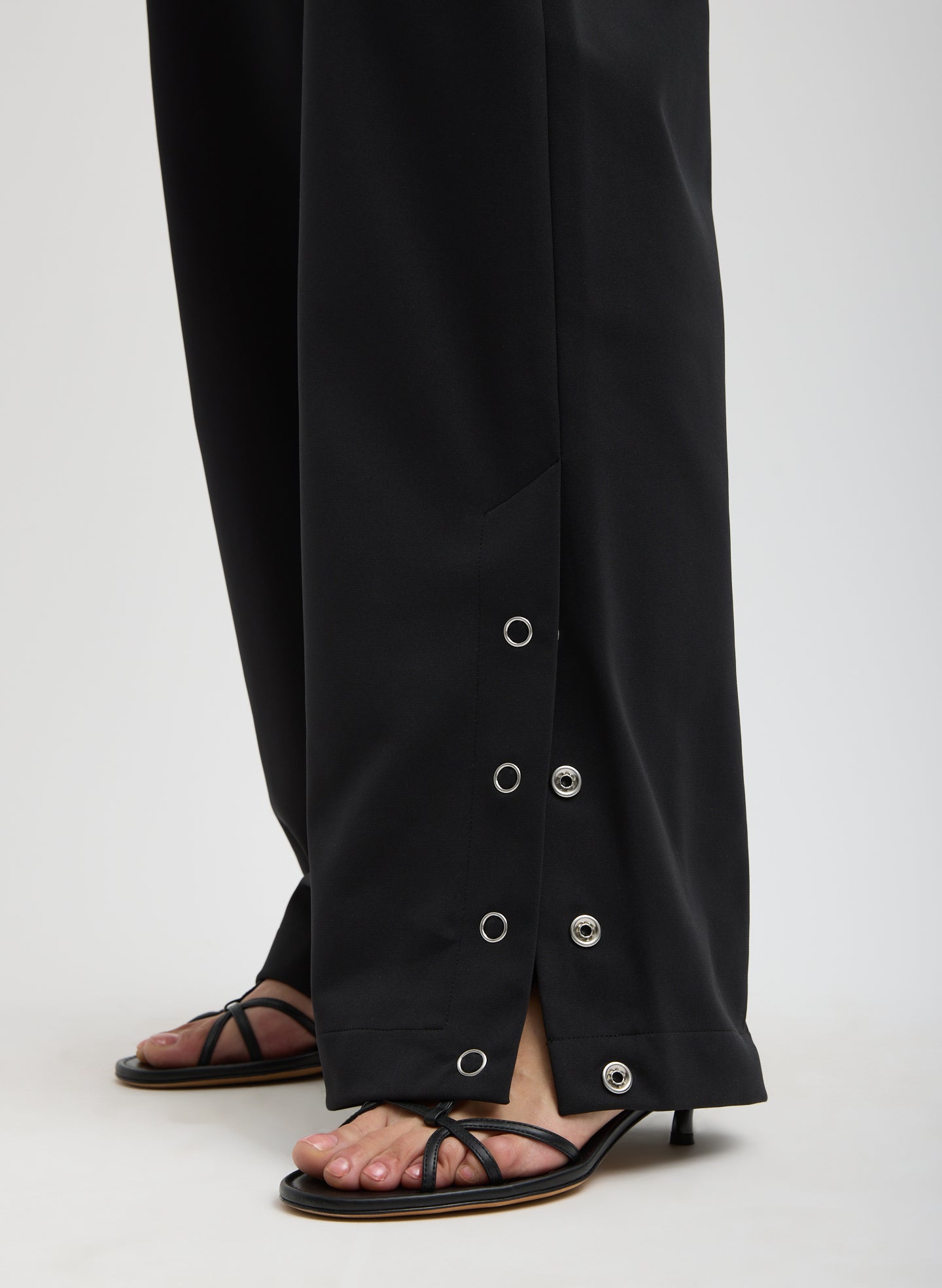 Compact Tech Knit Overalls | Tibi Black