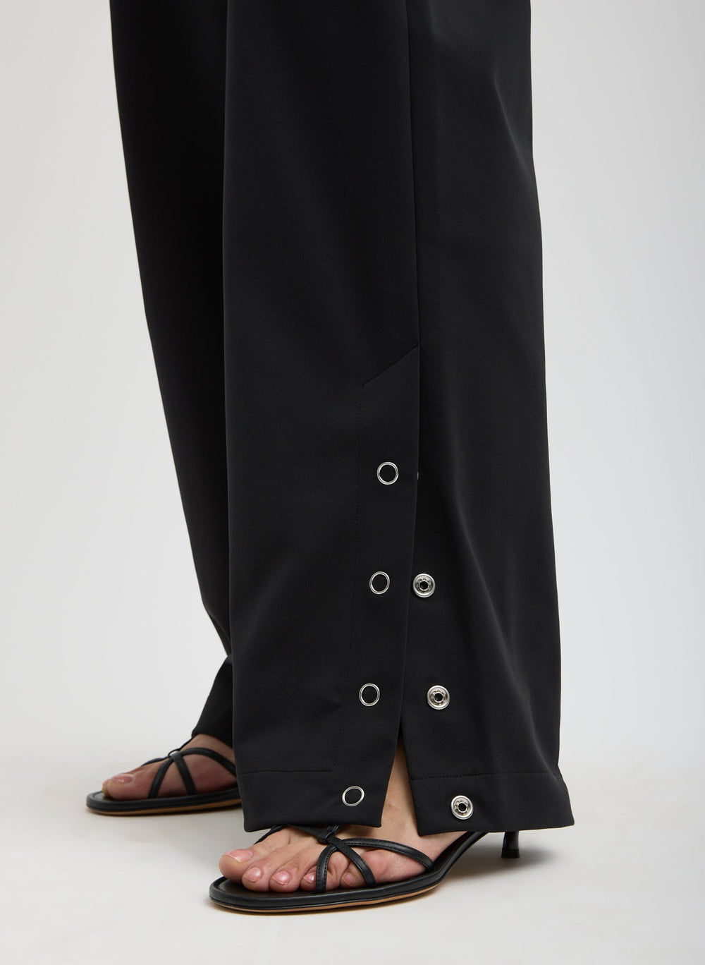 Compact Tech Knit Overalls | Tibi Black