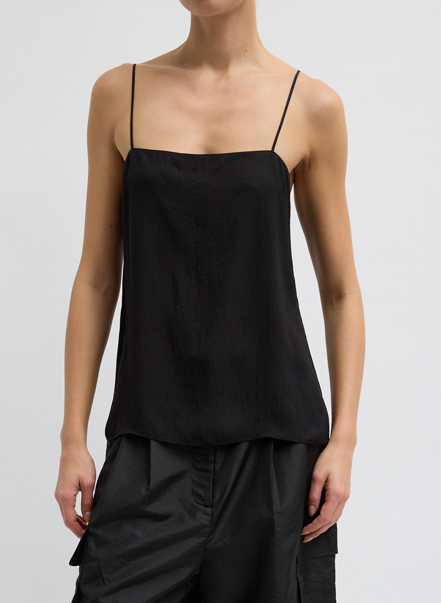 Summer Slip Cami | Tibi Black