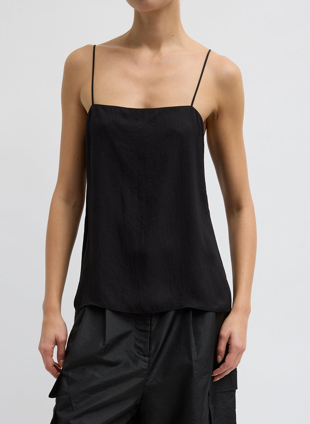 Summer Slip Cami | Tibi Black