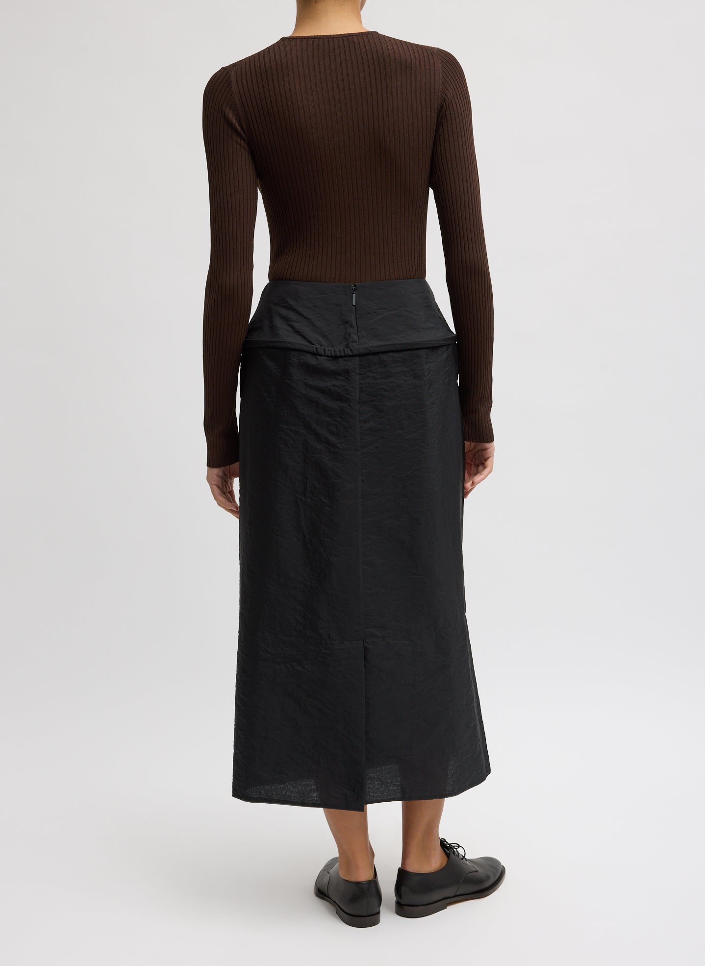 Chassis Hoop Pencil Skirt | Tibi Black