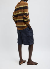 Crispy Nylon Stella Short | Tibi Navy
