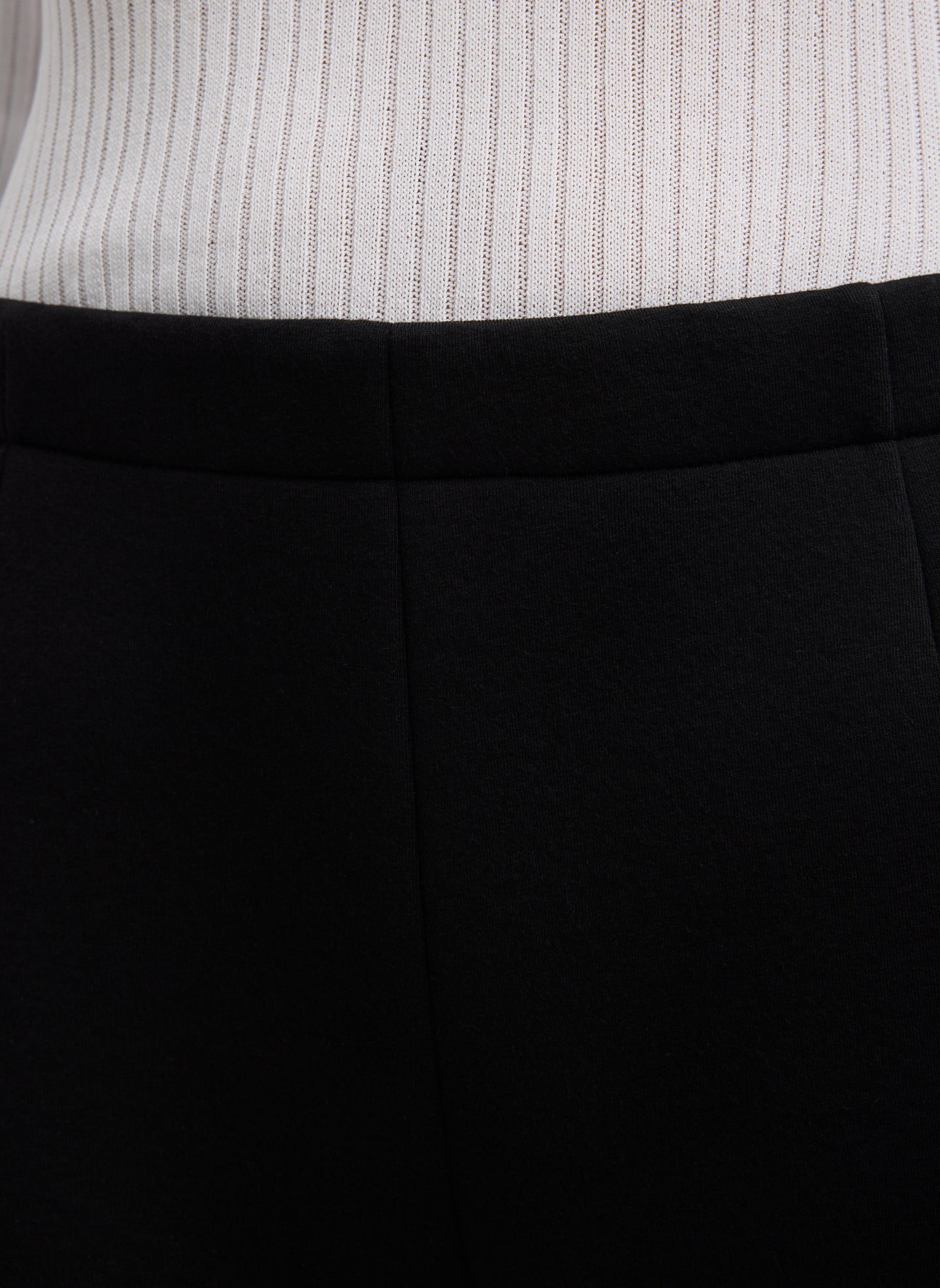 Bonded Viscose Shorts | Tibi Black